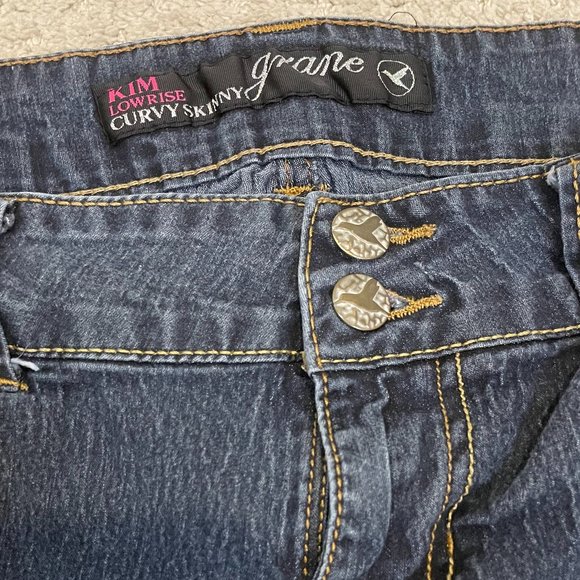 Grane Junior Straight Leg Distressed Jeans sz 13 EUC - Picture 7 of 10